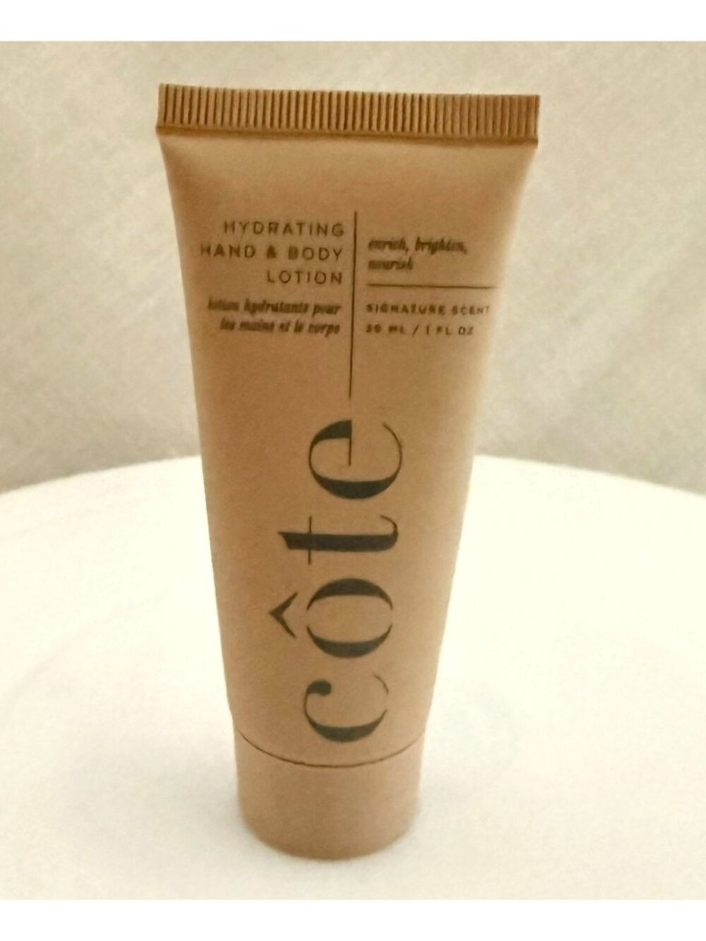 Cote Beauty Hand Body Lotion 1 oz Travel Size Vegan Made USA New